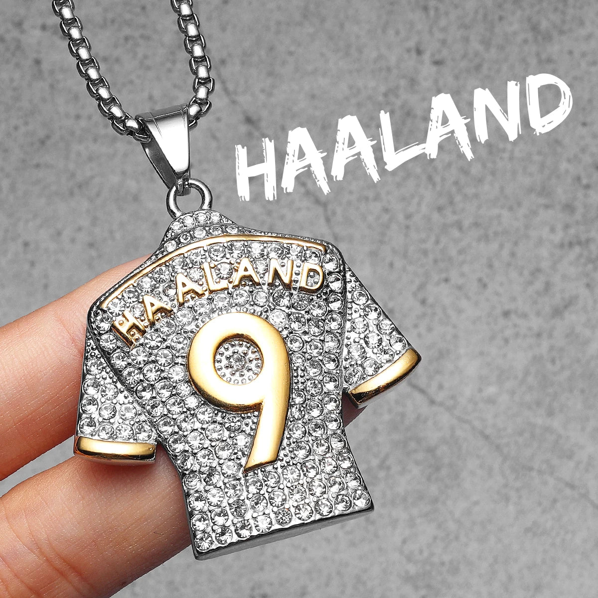 Football(soccer) Jersey Pendant Necklace – Player-Inspired Sports Jewelry