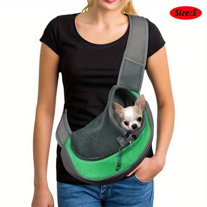Reflective Pet Carrier Sling Bag