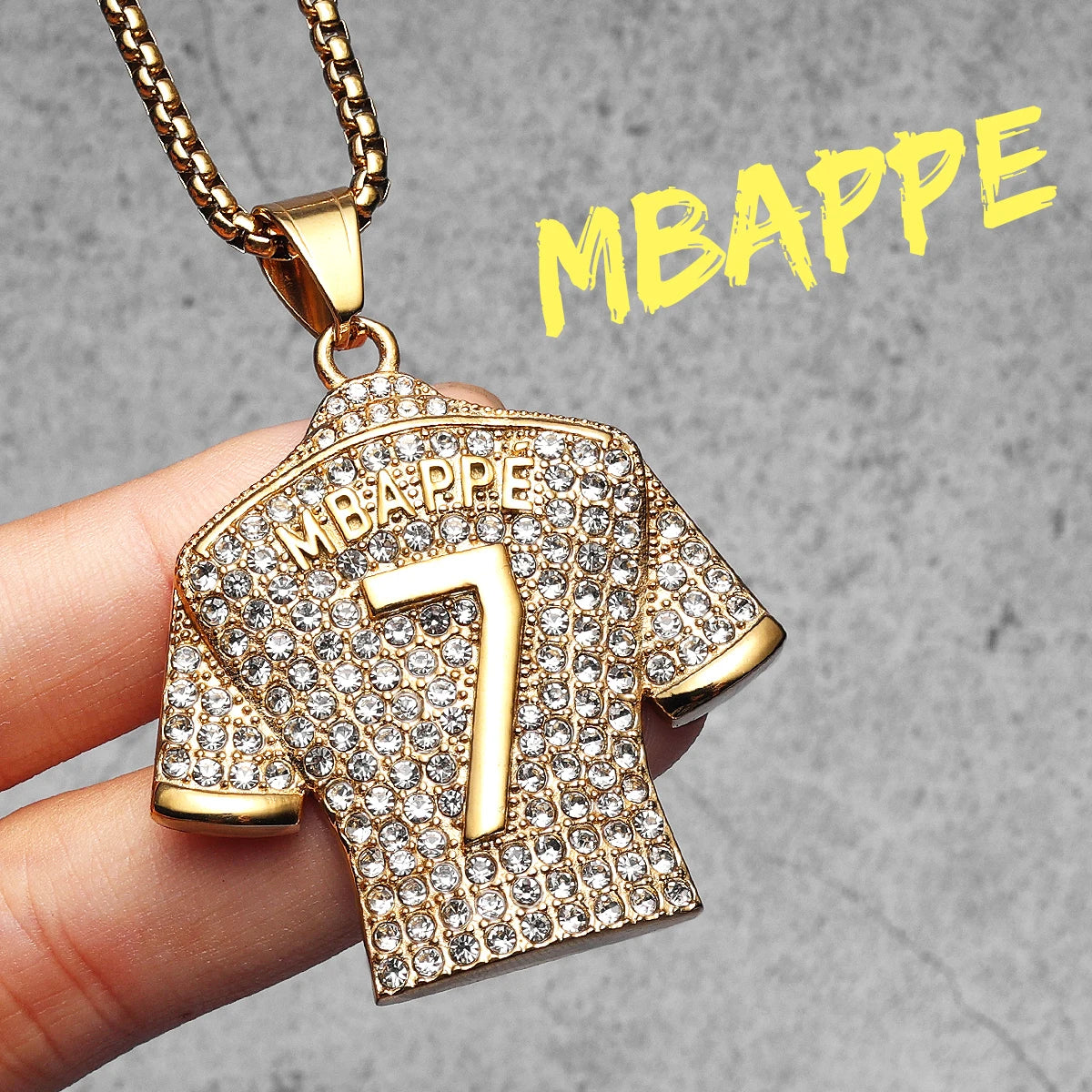 Football(soccer) Jersey Pendant Necklace – Player-Inspired Sports Jewelry