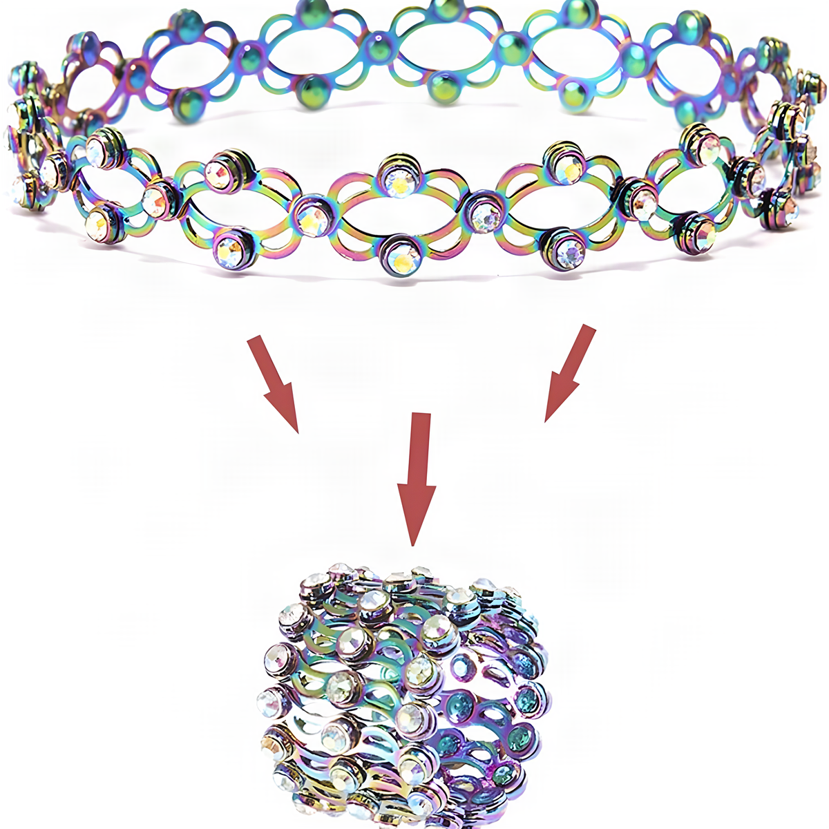 Transforming Bracelet Ring