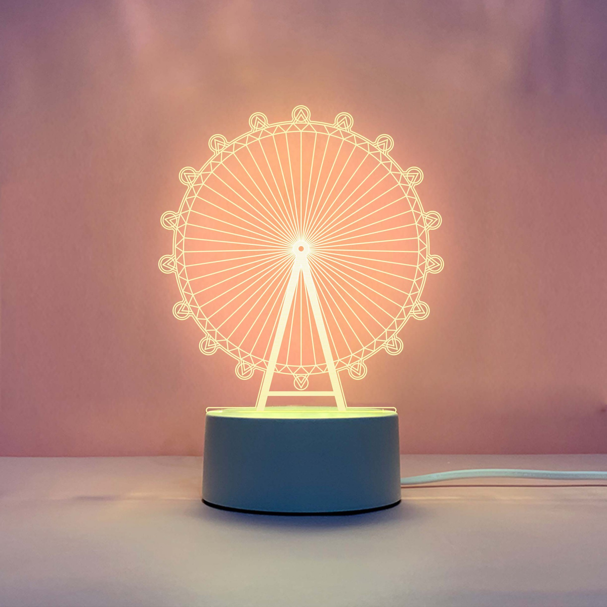 Engraved Acrylic LED Night Light