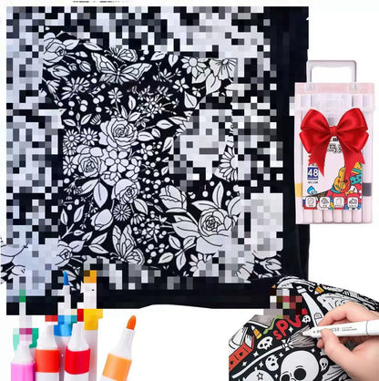 DIY Coloring Blanket