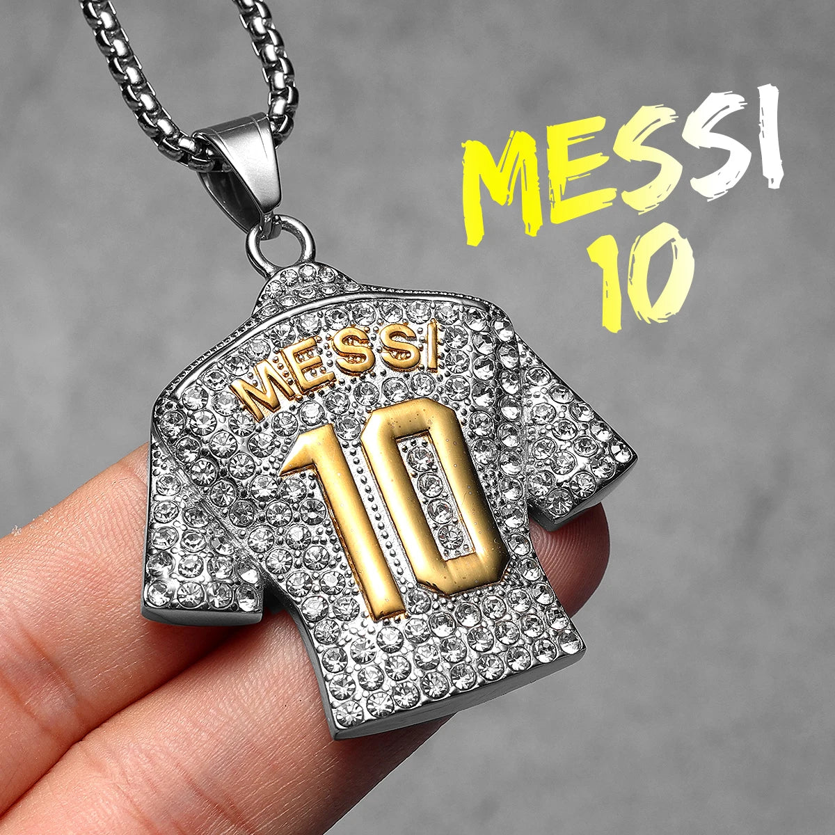 Football(soccer) Jersey Pendant Necklace – Player-Inspired Sports Jewelry