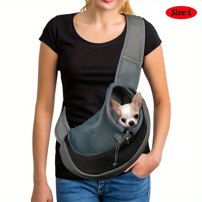 Reflective Pet Carrier Sling Bag