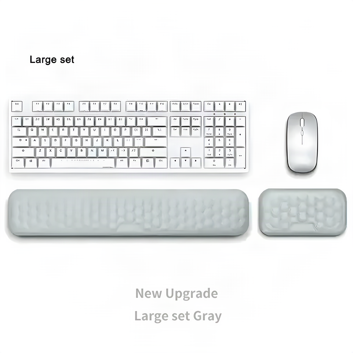 Memory Foam Keyboard and Mouse Wrist Rests