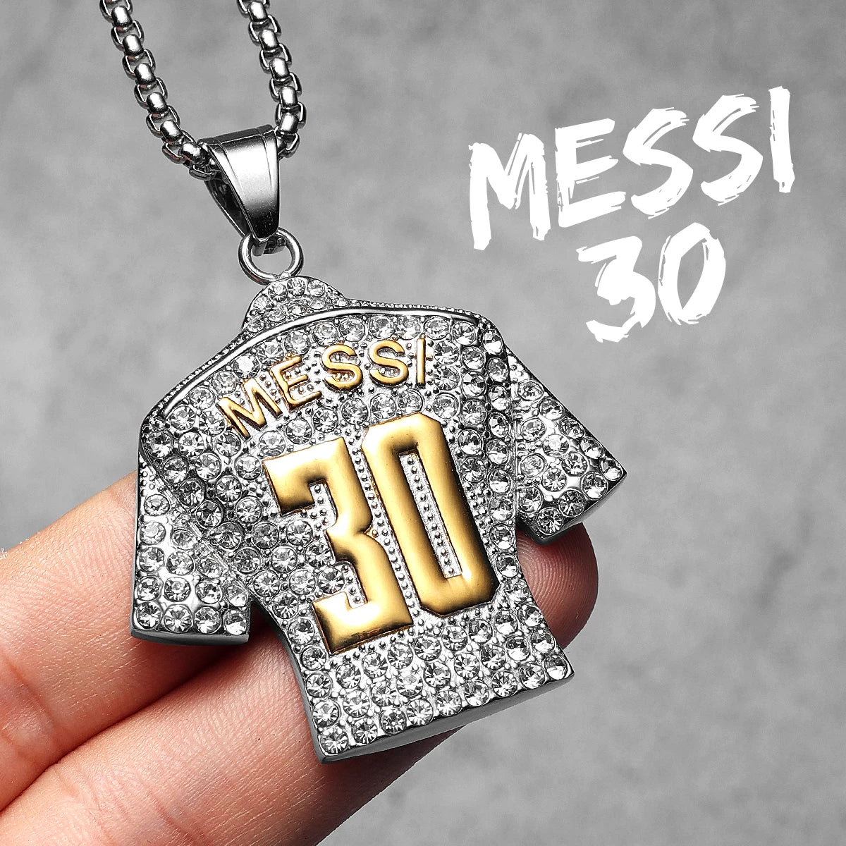 Football(soccer) Jersey Pendant Necklace – Player-Inspired Sports Jewelry