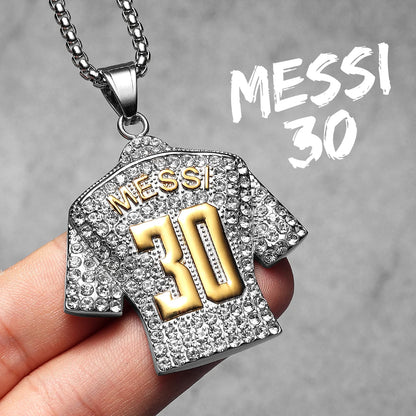 Football(soccer) Jersey Pendant Necklace – Player-Inspired Sports Jewelry