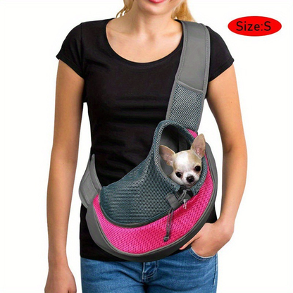 Reflective Pet Carrier Sling Bag