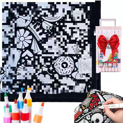 DIY Coloring Blanket