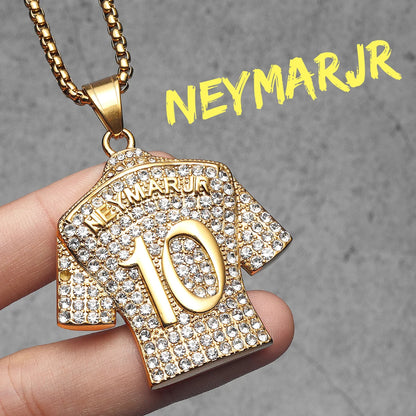 Football(soccer) Jersey Pendant Necklace – Player-Inspired Sports Jewelry