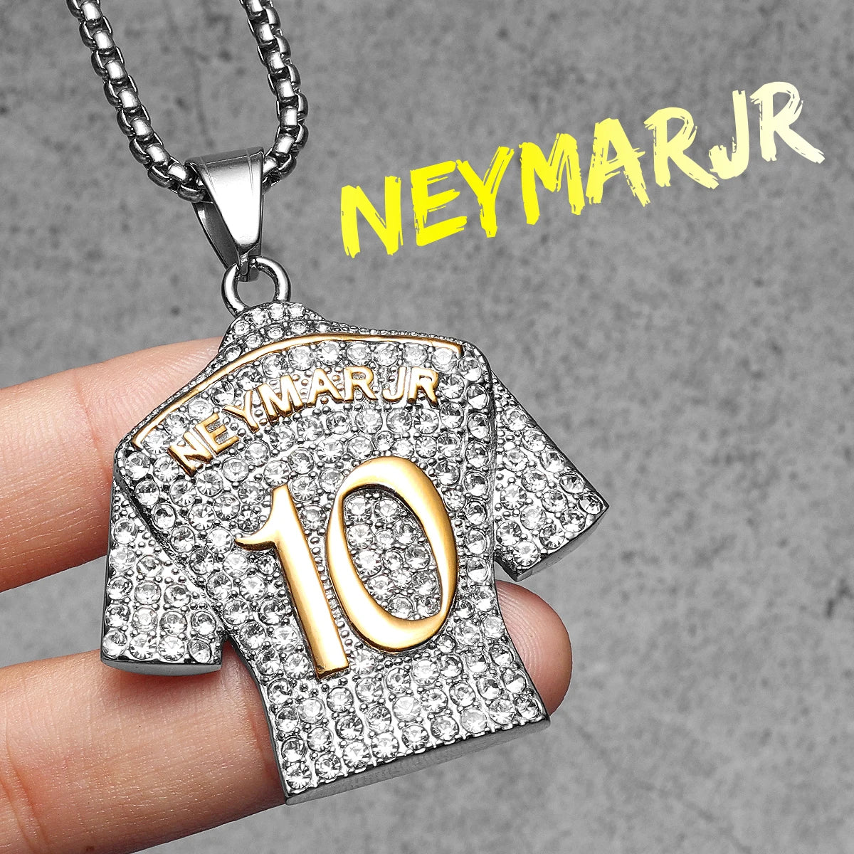 Football(soccer) Jersey Pendant Necklace – Player-Inspired Sports Jewelry
