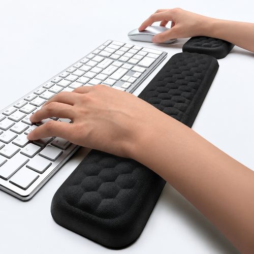 Memory Foam Keyboard and Mouse Wrist Rests