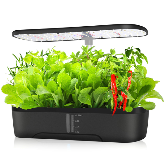 Sistema de Cultivo Hidropónico de 12 Cápsulas
