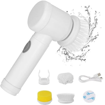 Brosse de nettoyage électrique de salle de bain portative