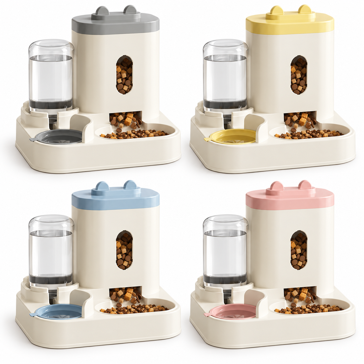Gravity Pet Feeding and Water Station
