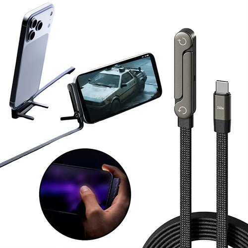 Soporte de carga 2 en 1 con cable