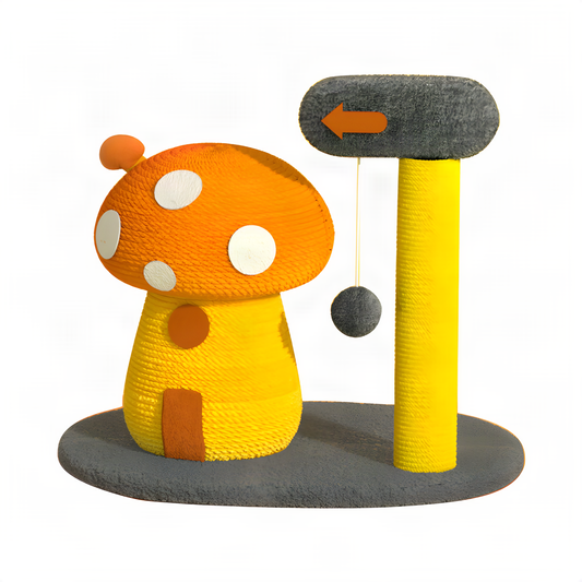 Mushroom Cat Scratching Post