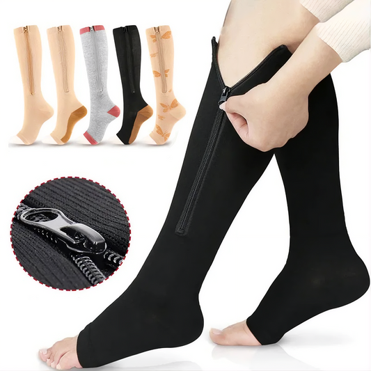 Zipper Compression Socks