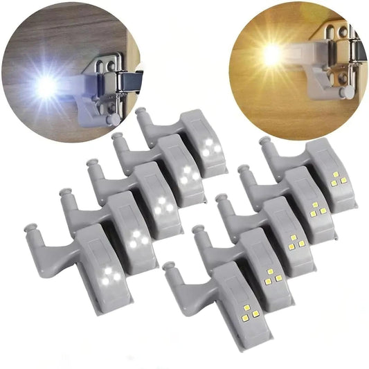 Éclairage LED pour charnières de placard