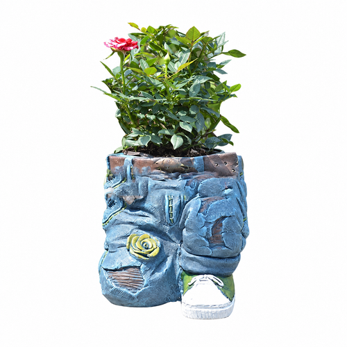 Denim Jeans Planter Ornament