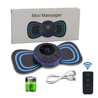Masajeador de cuello eléctrico recargable con pulsos EMS