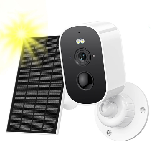 Caméra de sécurité extérieure à énergie solaire