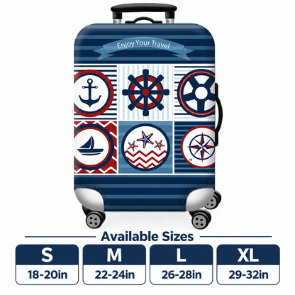 Printed Stretch Suitcase Cover
