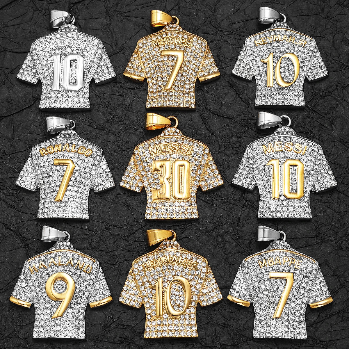 Football(soccer) Jersey Pendant Necklace – Player-Inspired Sports Jewelry