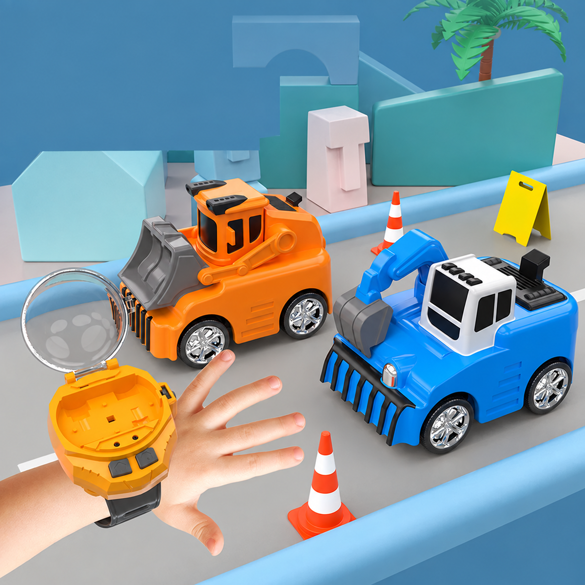 Wrist-Remote Mini Rechargeable Car