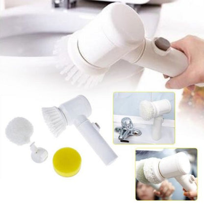 Brosse de nettoyage électrique de salle de bain portative