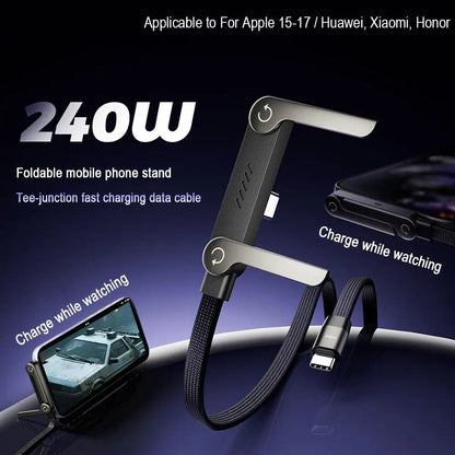 Soporte de carga 2 en 1 con cable