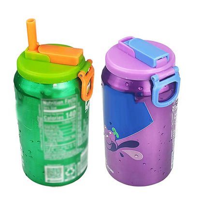 Soda Can Lid Cover With Straw