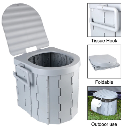 Foldable Portable Camping Toilet