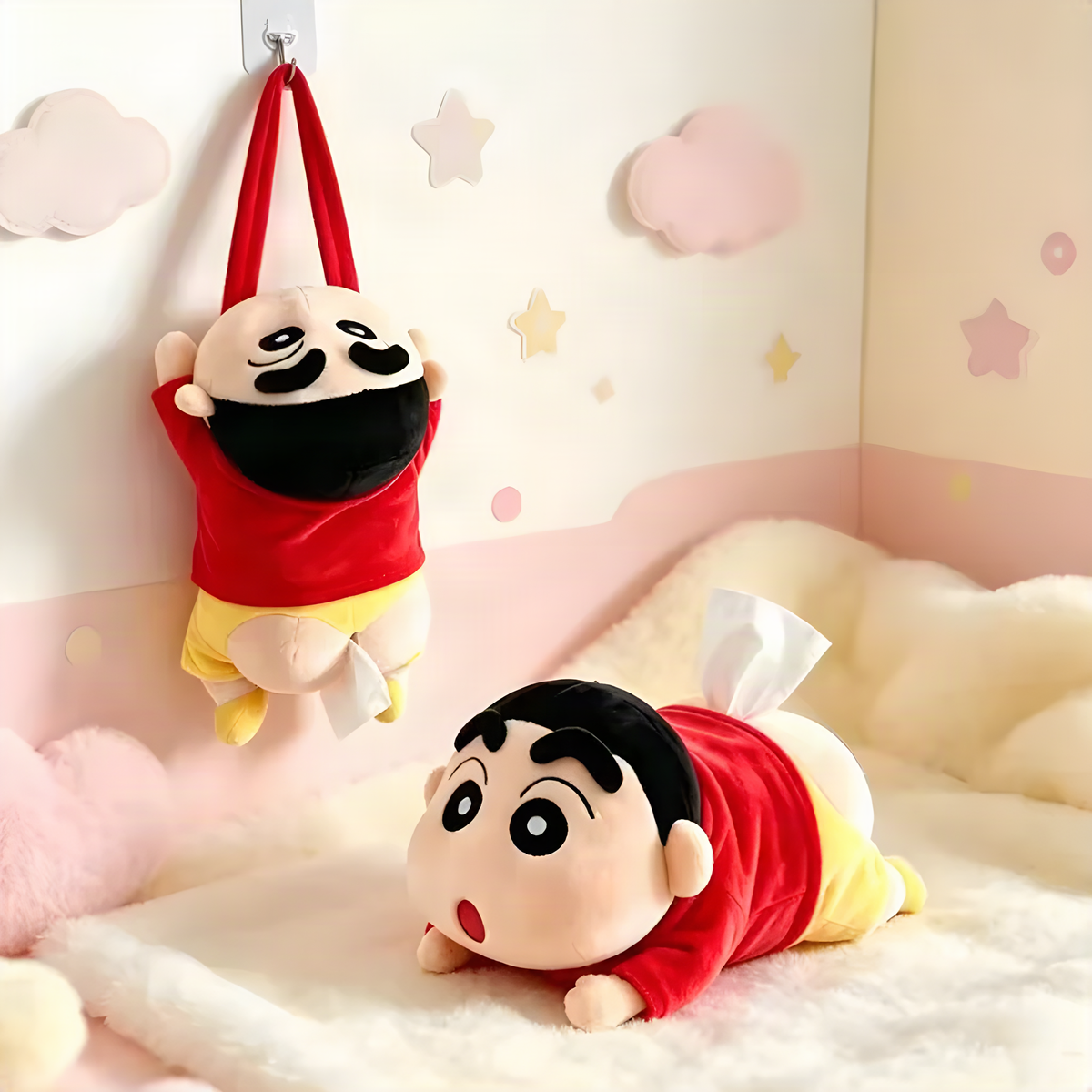 Cheeky Plush Tissue Holder