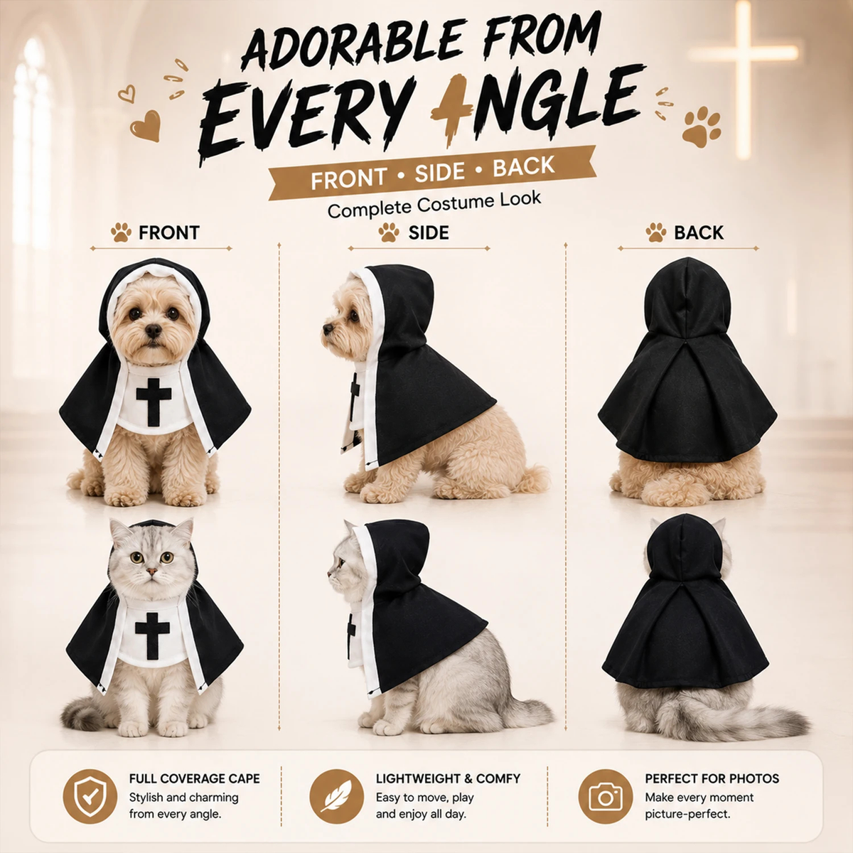 Pet Nun Costume