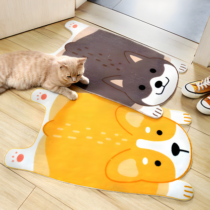 Dog-Shaped PVC Door Mat
