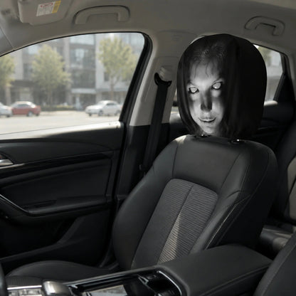 Horror Face Car Headrest Covers