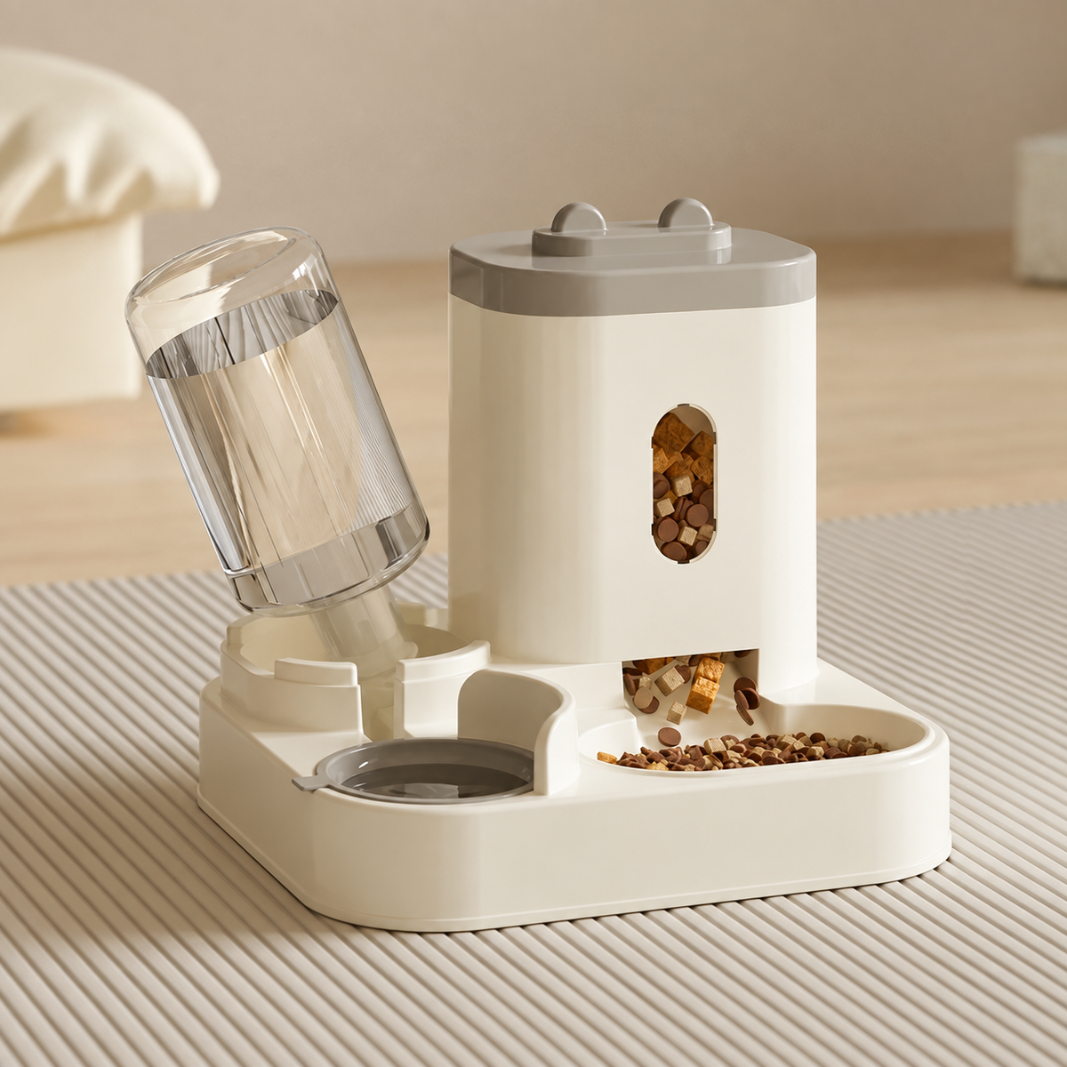 Gravity Pet Feeding and Water Station