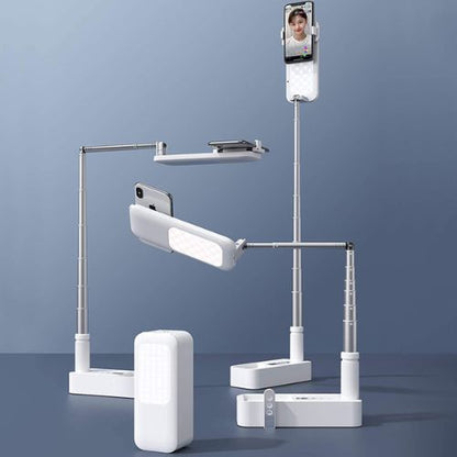 Soporte plegable para teléfono para transmisiones en vivo