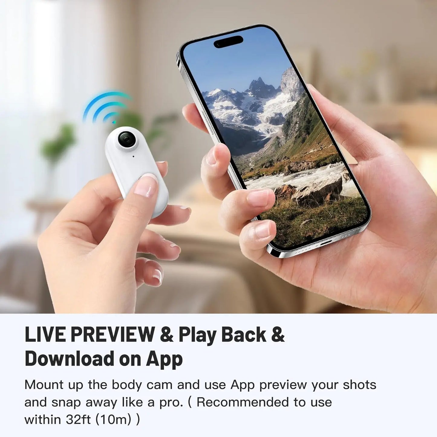 Portable 4K POV Mini Camera