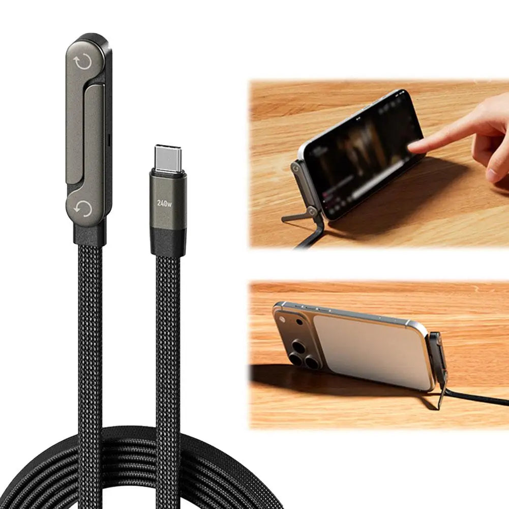Soporte de carga 2 en 1 con cable