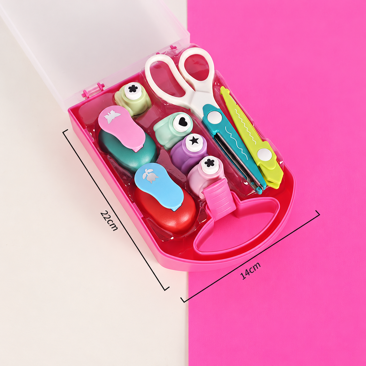 Craft Paper Punch and Scissor Set