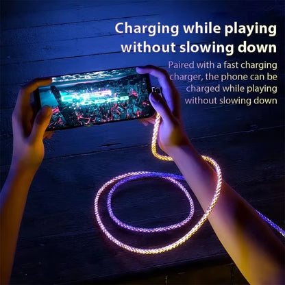 Cable de carga rápida RGB de 120W