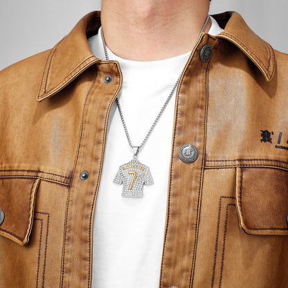 Football(soccer) Jersey Pendant Necklace – Player-Inspired Sports Jewelry