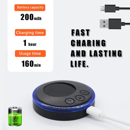 Masajeador de cuello eléctrico recargable con pulsos EMS