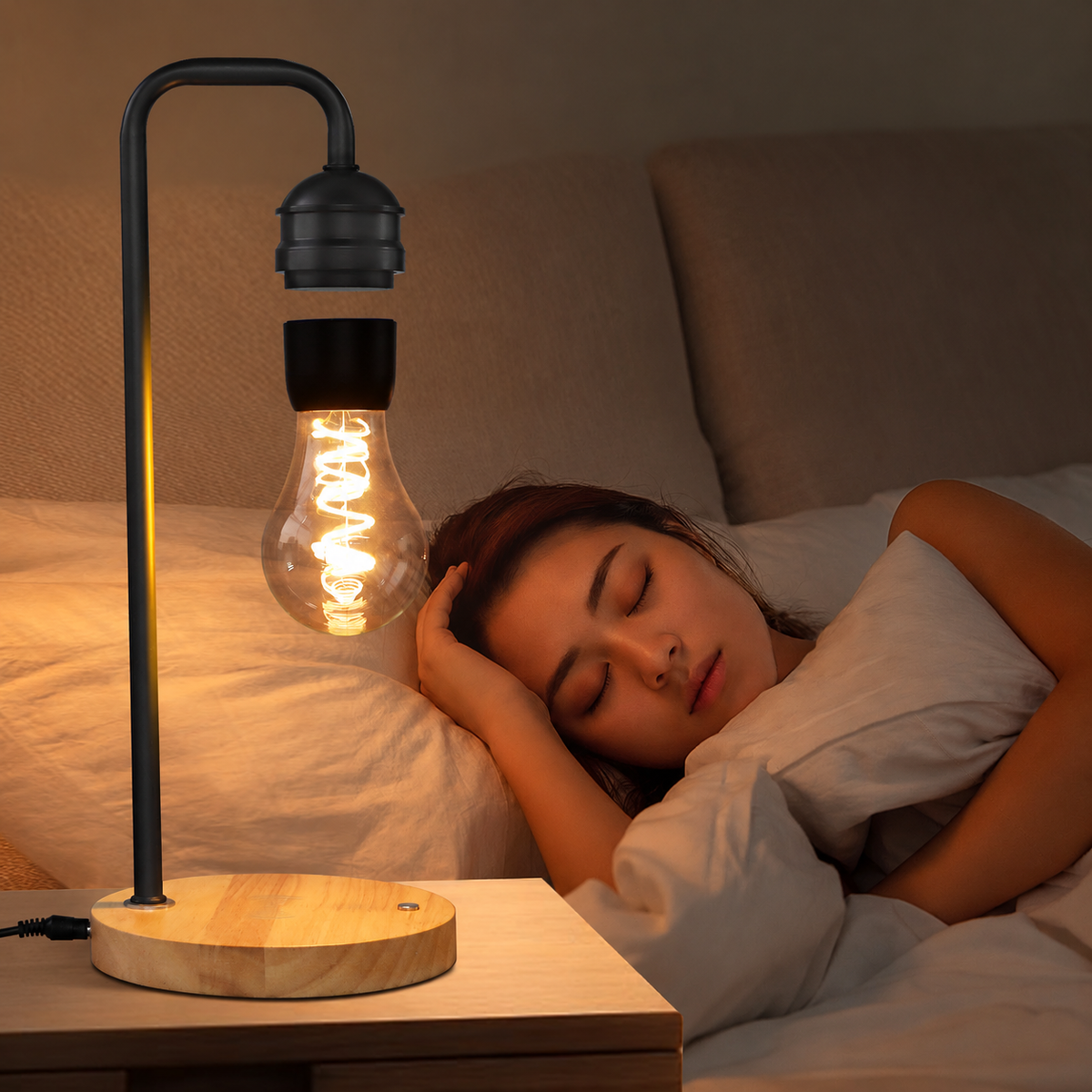 Magnetic Levitating Bulb Desk Lamp