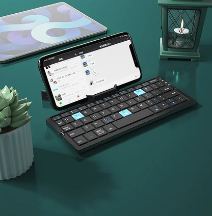 Mini teclado Bluetooth plegable