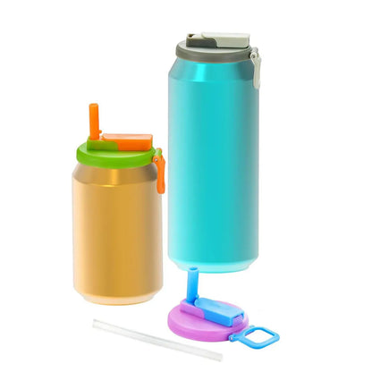 Soda Can Lid Cover With Straw