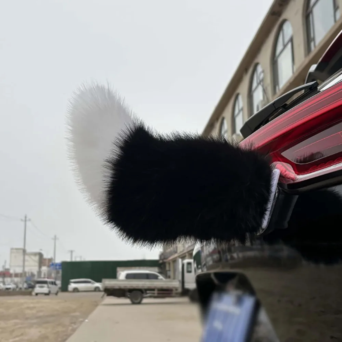 Remote-Control Wagging Vehicle Tail