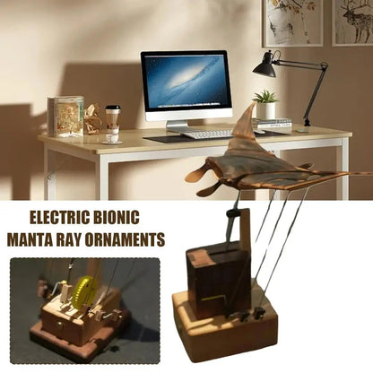 Handmade Wooden Manta Ray